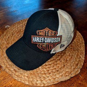 Harley Davidson, New Era, Ladies' Sequined Logo Hat, OS